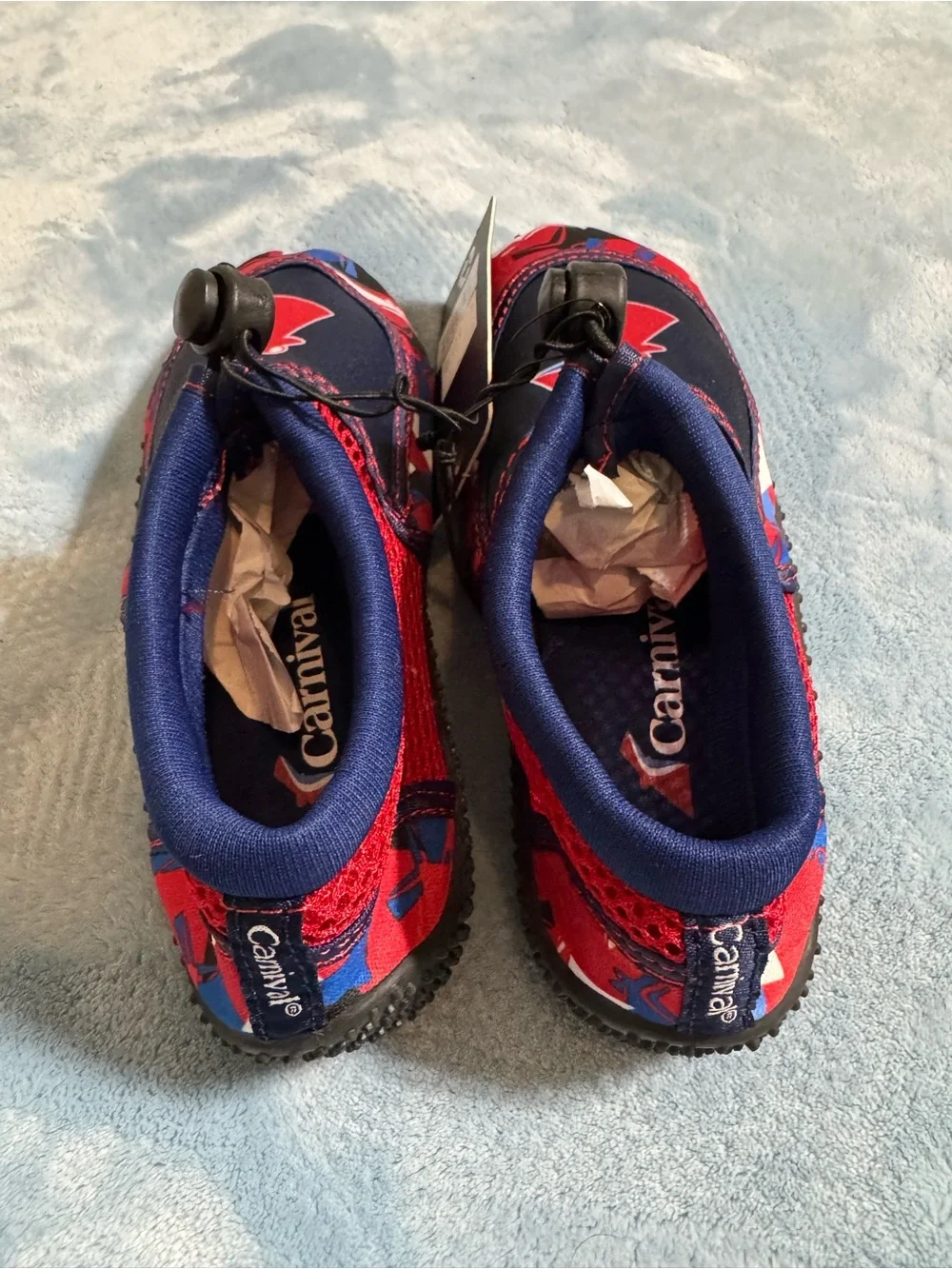 Kids Navy & Red Water Shoes
